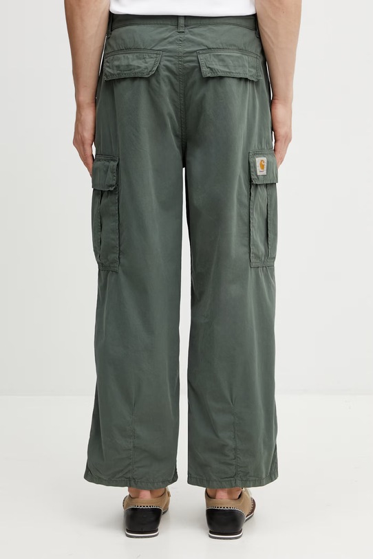Odzież Carhartt WIP Cole Cargo Pant spodnie cargo bawełniane męskie I035565.2ZXGD zielony