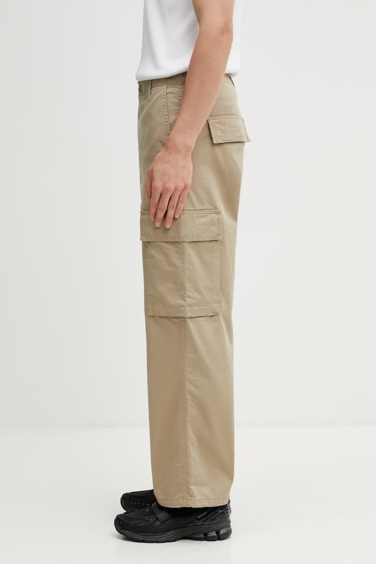 Carhartt WIP Kade Cargo Pant spodnie cargo bawełniane męskie I035585.3IR06 beżowy SS26