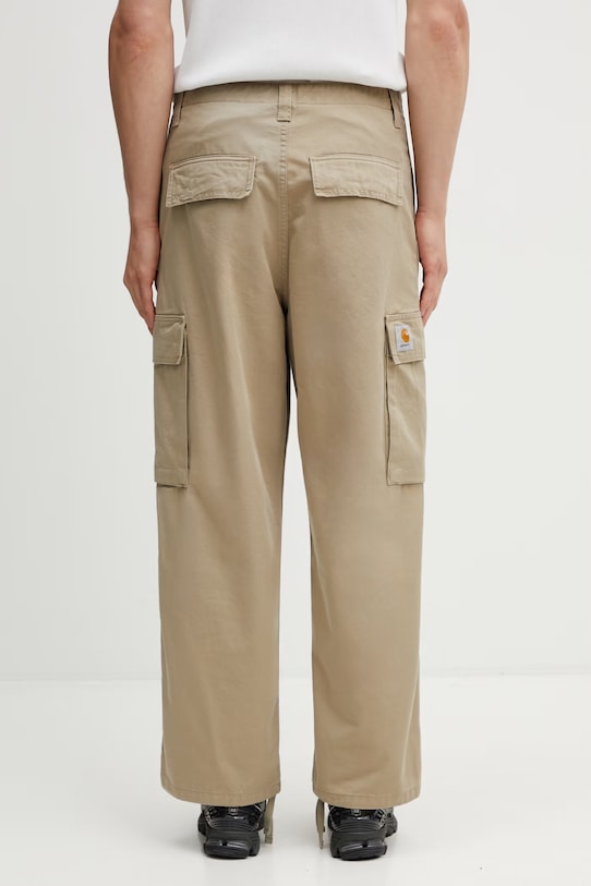 Odzież Carhartt WIP Kade Cargo Pant spodnie cargo bawełniane męskie I035585.3IR06 beżowy