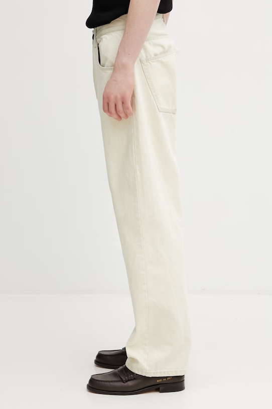 No Problemo Bleached Bagi jeansy relaxed fit męskie NP3020205 beżowy SS26