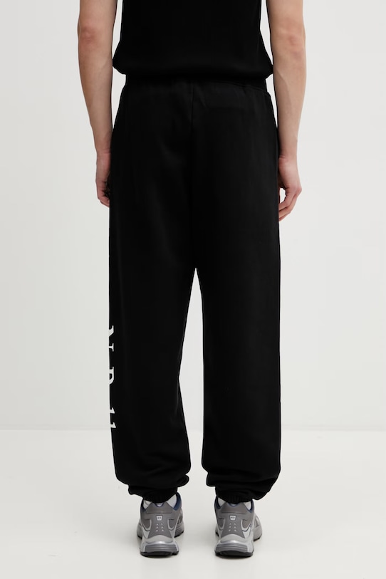 Odzież No Problemo spodnie dresowe bawełniane męskie NP3000205 czarny