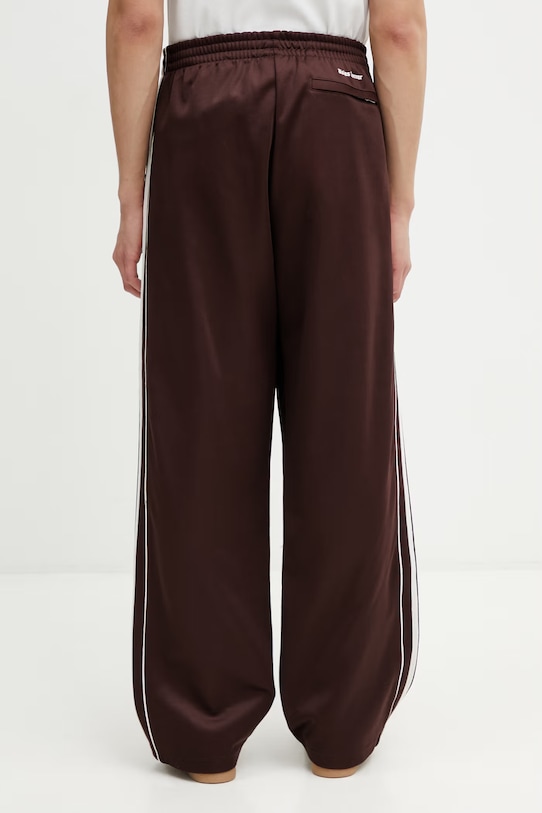Odzież adidas Originals adidas x Wales Bonner spodnie dresowe męskie z bawełną KR1060 brązowy