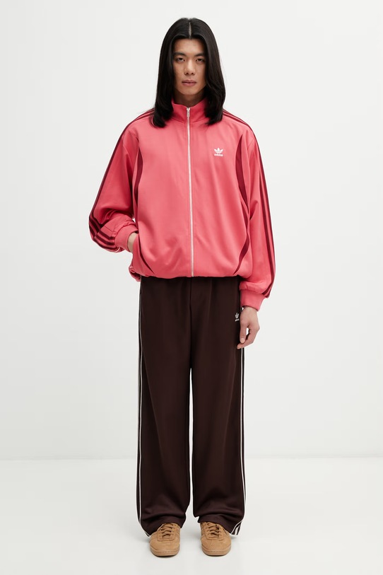 adidas Originals adidas x Wales Bonner spodnie dresowe męskie z bawełną KR1060 brązowy