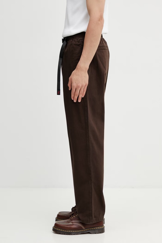 Gramicci Gramicci Pant spodnie bawełniane męskie G102.OGT. brązowy SS26