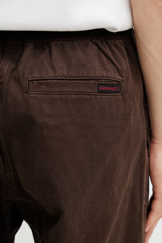 Gramicci Gramicci Pant spodnie bawełniane męskie brązowy G102.OGT.