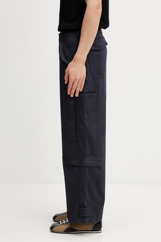 Human Made MENS WOVEN PANTS cotton HM31PT014 navy SS26