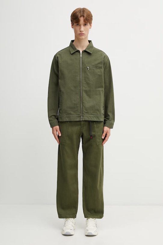 Gramicci HEMP RELAXED PANT spodnie boyfriend z bawełną męskie G6SM.P005.