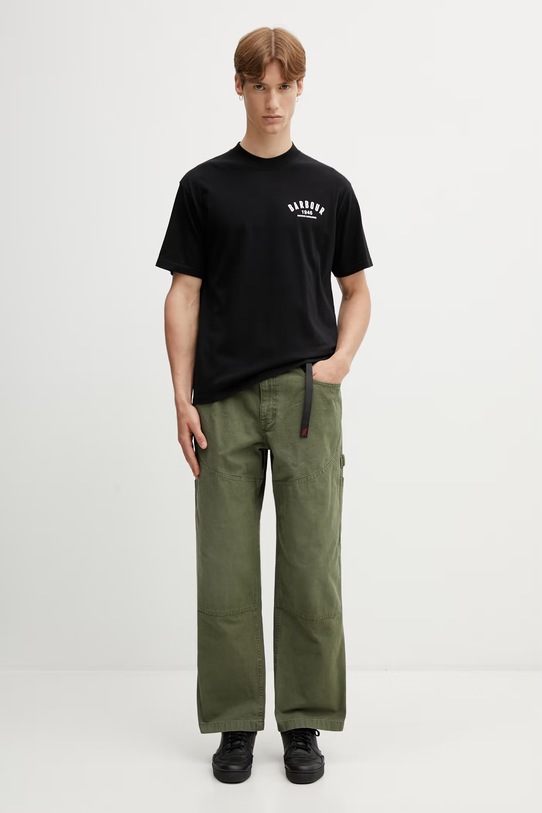 Gramicci TAOS CANVAS PANT spodnie wide leg bawełniane męskie G6SM.P008. zielony