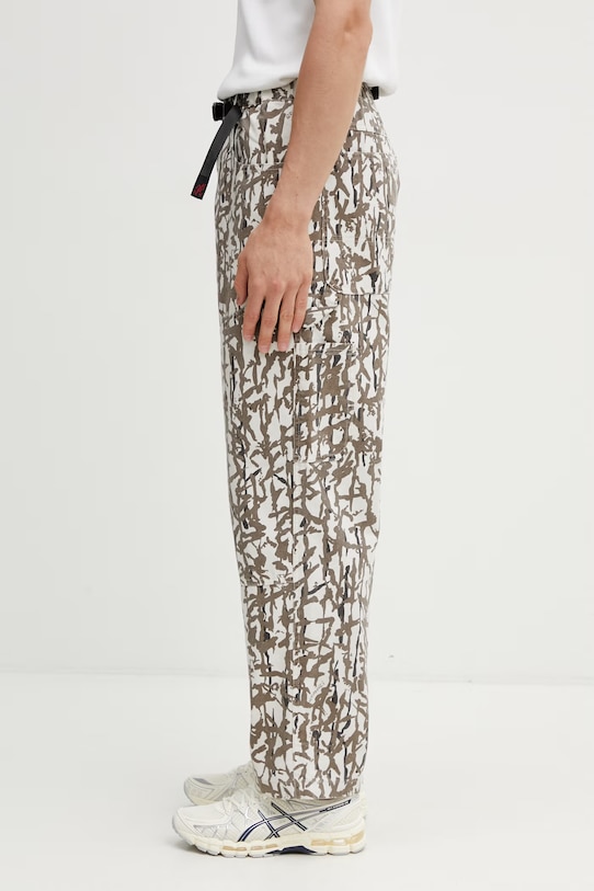 Gramicci TAOS CANVAS PANT pantaloni wide leg in cotone da uomo G6SM.P008. marrone SS26
