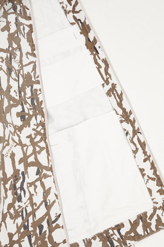 Gramicci TAOS CANVAS PANT spodnie wide leg bawełniane męskie G6SM.P008. brązowy