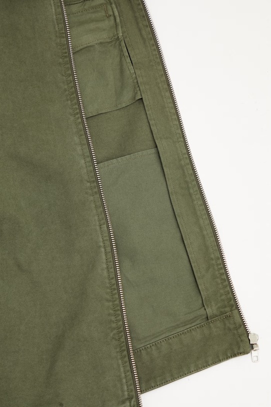 Gramicci TAOS CANVAS JACKET prijelazna jakna od pamuka za muškarce G6SM.J009. zelena