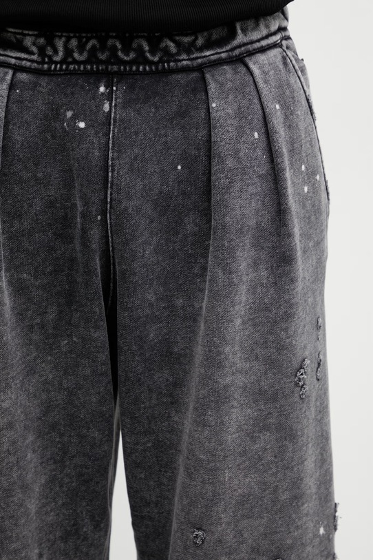 BEAMS спортивні штани з бавовни чоловічі сірий 1124.3627.139