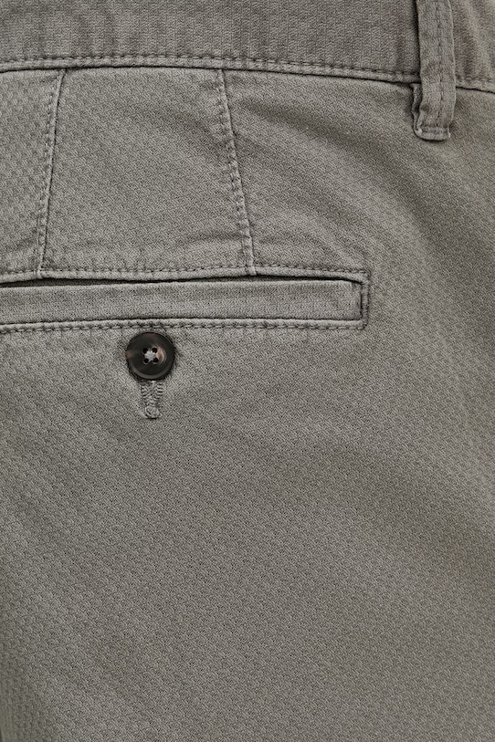 United Colors of Benetton Παντελόνι chino ανδρικό βαμβάκι με ελαστάν γκρί 42D6UF062