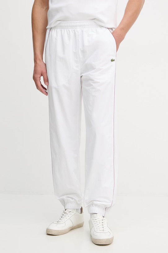 Lacoste spodnie dresowe męskie biały XH2757