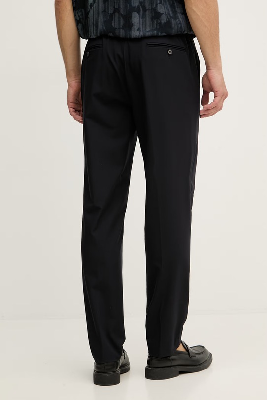 Odzież Michael Kors spodnie garniturowe męskie MK0SP01127 granatowy