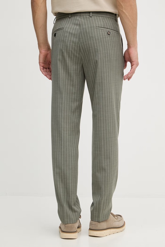 Odzież Michael Kors spodnie męskie z dodatkiem wełny MK0SP01202 zielony