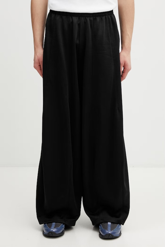 Needles spodnie dresowe męskie z bawełną czarny SX428