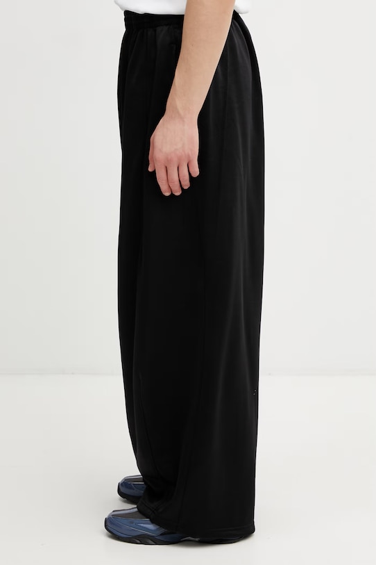 Needles spodnie dresowe męskie z bawełną SX428 czarny SS26