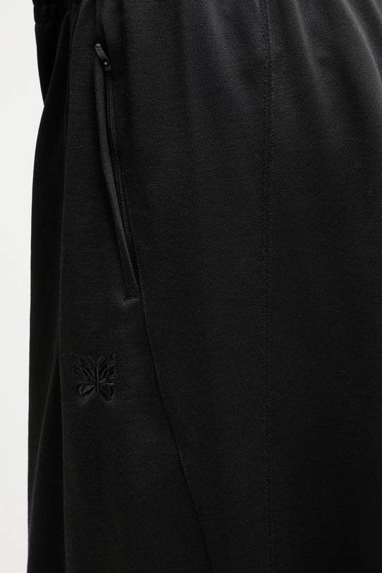 Needles spodnie dresowe męskie z bawełną czarny SX428