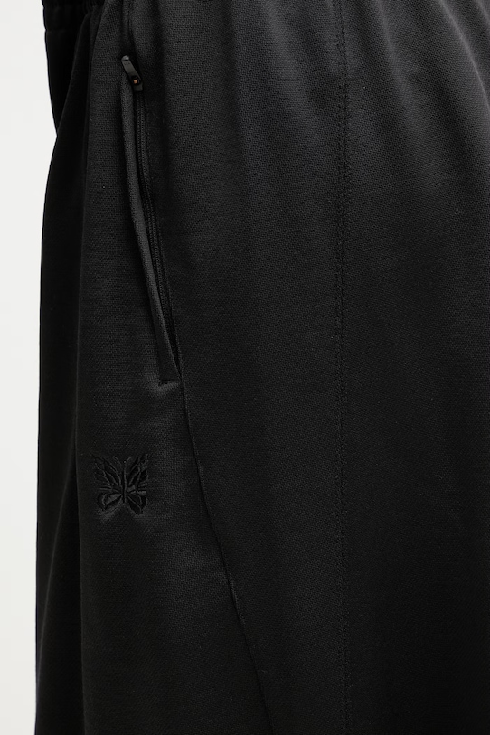 Needles spodnie dresowe męskie z bawełną czarny SX428