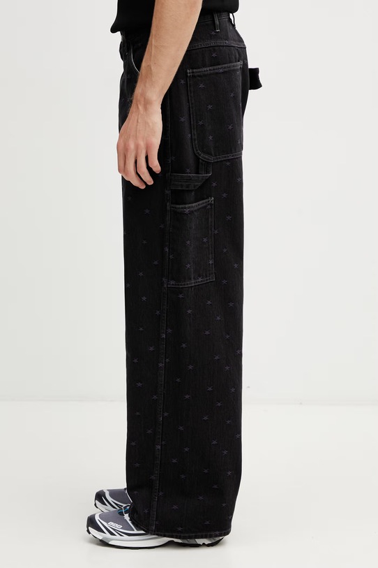 Needles jeansy relaxed fit męskie SX206 czarny SS26