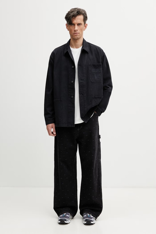 Needles jeansy relaxed fit męskie SX206 czarny