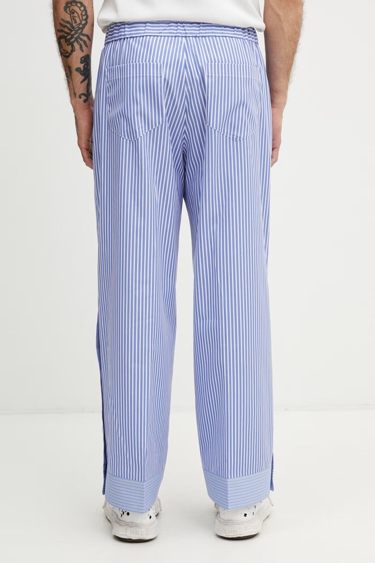 Odzież Undercover spodnie męskie UP1F1508.1 niebieski