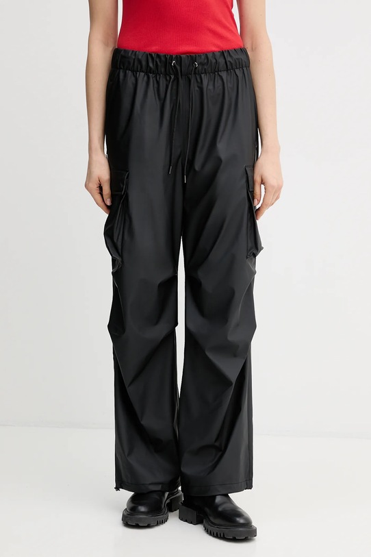 Tepláky Rains 18310 Pocket Rain Pants Wide W3 látka čierna 18310.01