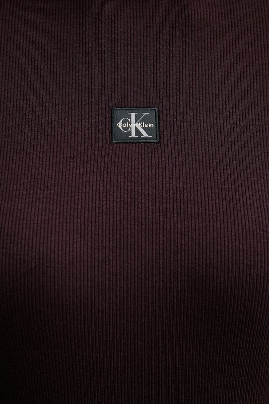 Šaty Calvin Klein Jeans LV047E204G hnědá