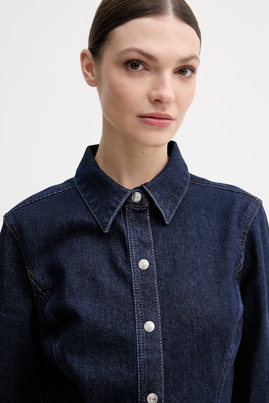 Odzież Calvin Klein Jeans sukienka jeansowa LV047E790G granatowy