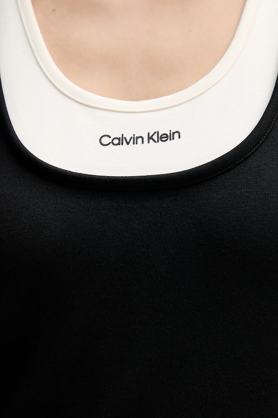 Obleka Calvin Klein Jeans LV047E220G črna