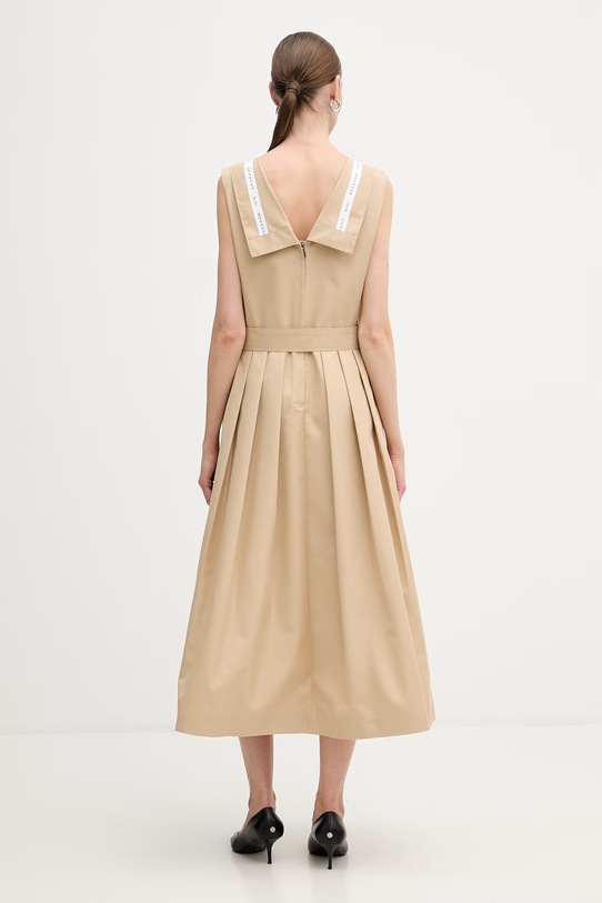 Odzież Weekend Max Mara sukienka CONO 2615221021600 beżowy