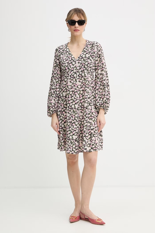 Weekend Max Mara sukienka jedwabna QUIZ 2615221051600 czarny SS26