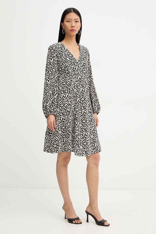 Weekend Max Mara sukienka jedwabna QUIZ casual czarny 2615221051600