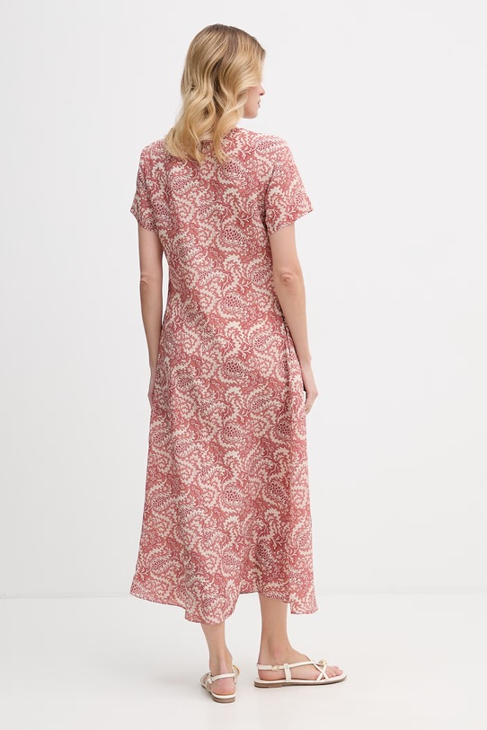 Odzież Weekend Max Mara sukienka jedwabna CRESPO 2615221042600 czerwony