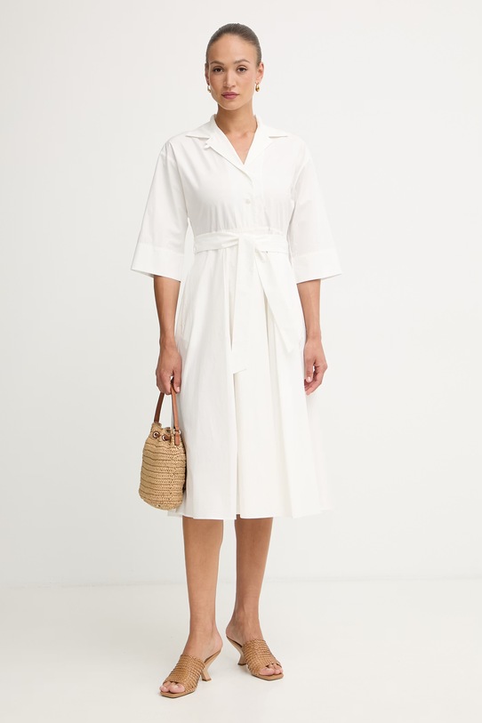 Weekend Max Mara letné šaty bavlnené PADANA 2615221062600 biela SS26