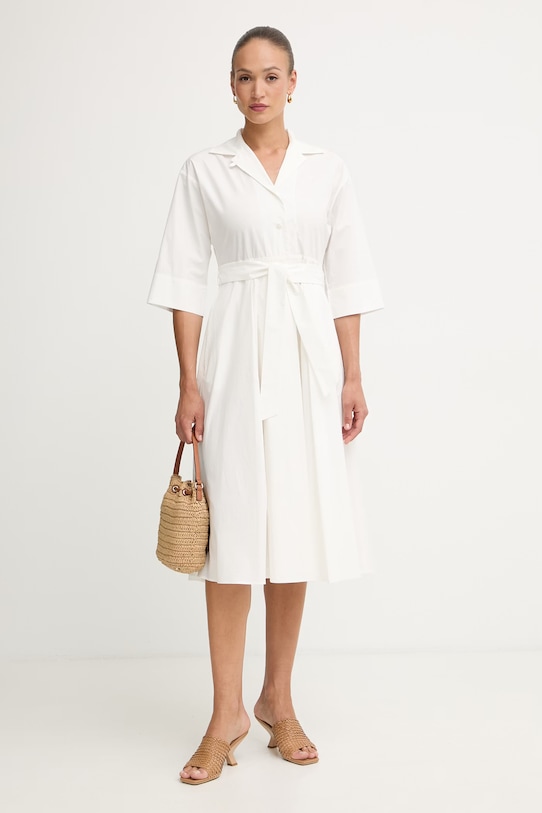 Weekend Max Mara letné šaty bavlnené PADANA 2615221062600 biela SS26
