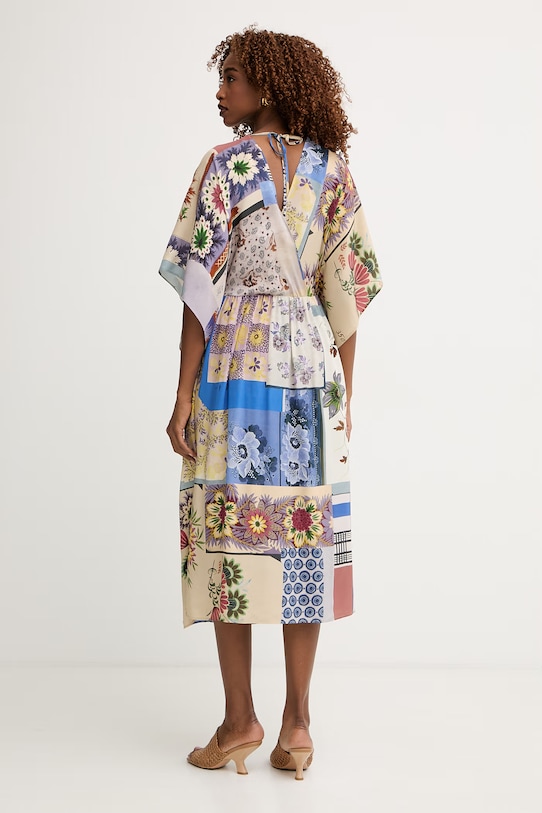 Oblečení Weekend Max Mara letní šaty hedvábné NOME 2615221072600 béžová