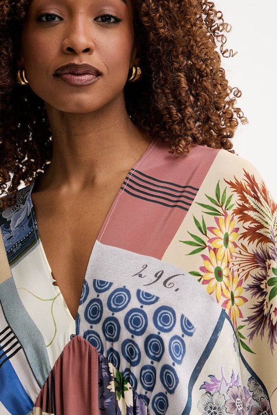 Weekend Max Mara letní šaty hedvábné NOME 2615221072600 béžová