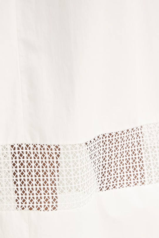 Weekend Max Mara sukienka bawełniana GOLA 2615221082600 beżowy