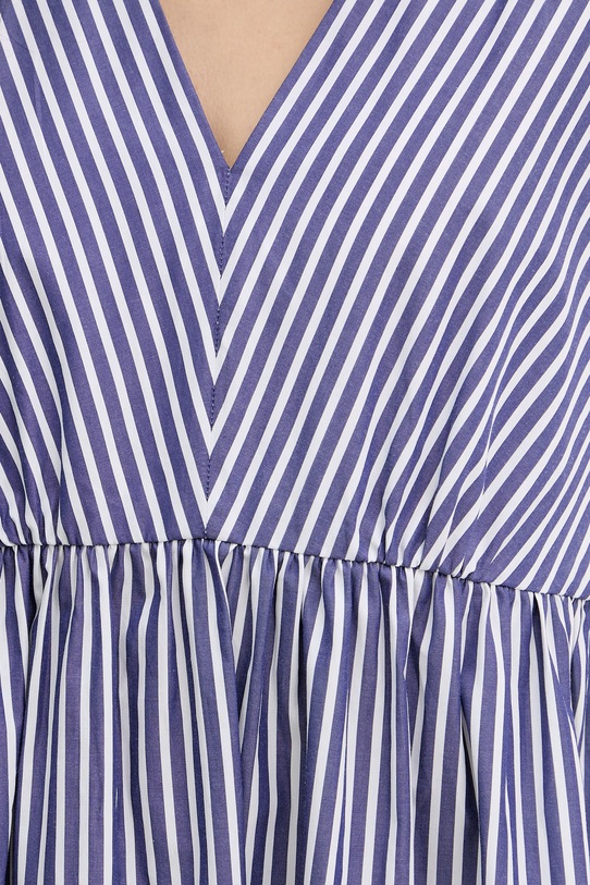 Weekend Max Mara sukienka letnia bawełniana MOLO 2615221092600 granatowy