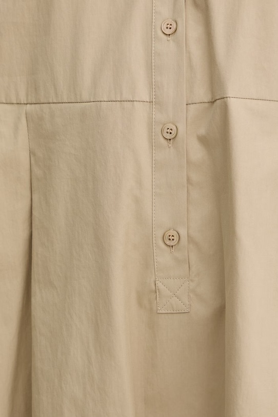 Weekend Max Mara sukienka bawełniana SEGGIO 2615221132600 beżowy