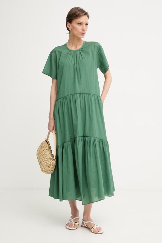 Weekend Max Mara сукня ALLORO 2615231012600 зелений SS26