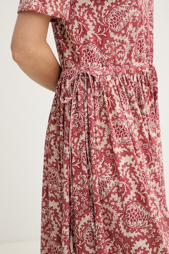 Weekend Max Mara sukienka bawełniana FASCINO 2615621012600 różowy