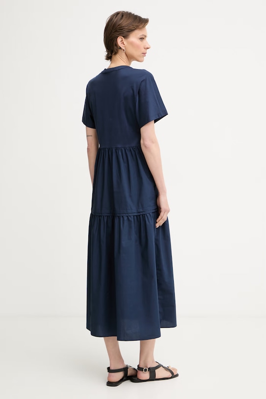 Ρούχα Weekend Max Mara καλοκαιρινό βαμβάκι CAPSULA 2615621032600 σκούρο μπλε