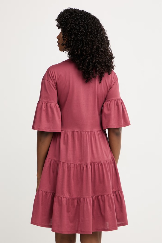 Îmbrăcăminte Weekend Max Mara rochie de vară din bumbac SAGGINA 2615621042600 burgundia