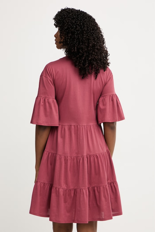 Îmbrăcăminte Weekend Max Mara rochie de vară din bumbac SAGGINA 2615621042600 burgundia