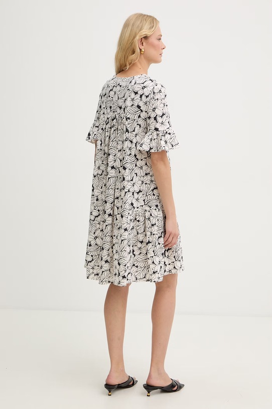 Odzież Weekend Max Mara sukienka bawełniana FUOCO 2615621072600 biały