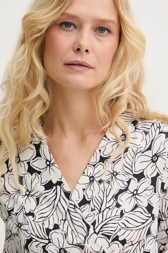 Weekend Max Mara sukienka bawełniana FUOCO biały 2615621072600