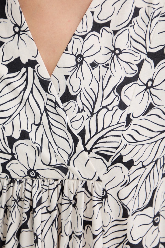 Weekend Max Mara sukienka bawełniana FUOCO 2615621072600 biały